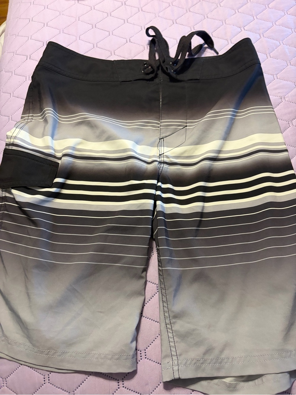 Men’s Sonoma Black and Gray Swim/Board Shorts